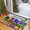 LSU TIGERS Football Team Doormat Personalized Your Family Name, Sport And Grinch Doormat, Football Lovers Gifts, Home Decorations ETHY-53152