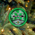 Marshall Thundering Herd Circle Aluminium Custom Ornament 2 Side Trending New Arrivals H52912 ETUG311023