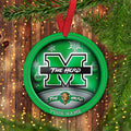 Marshall Thundering Herd Circle Aluminium Custom Ornament 2 Side Trending New Arrivals H52912 ETUG311023