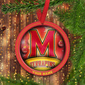 Maryland Terrapins Circle Aluminium Custom Ornament 2 Side Trending New Arrivals H52912 ETUG311023