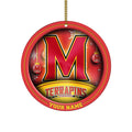 Maryland Terrapins Circle Aluminium Custom Ornament 2 Side Trending New Arrivals H52912 ETUG311023