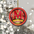Maryland Terrapins Circle Aluminium Custom Ornament 2 Side Trending New Arrivals H52912 ETUG311023