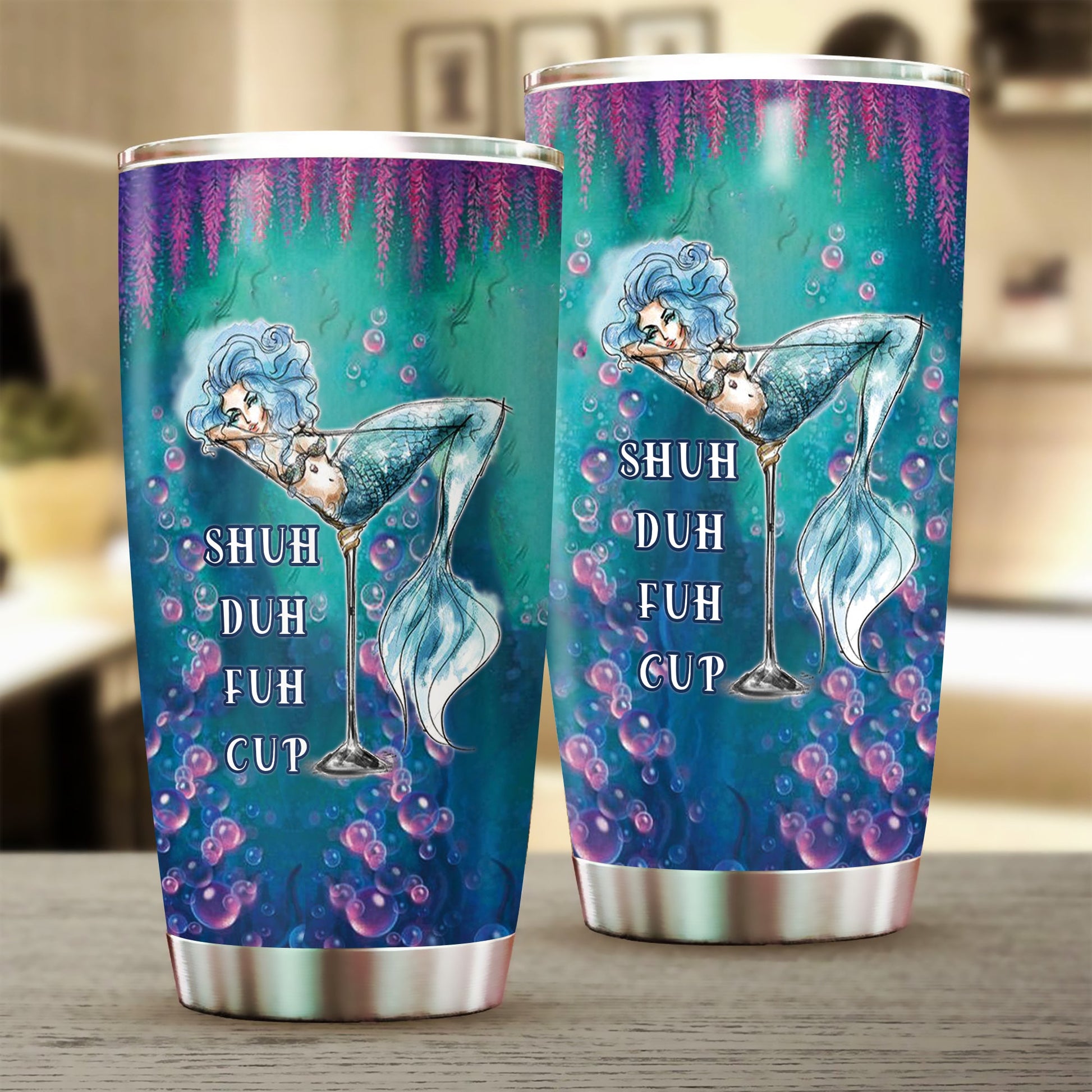Mermaid Tumbler, Gift for Mermaid Lovers - TB325PA - BMGifts (formerly Best Memorial Gifts)