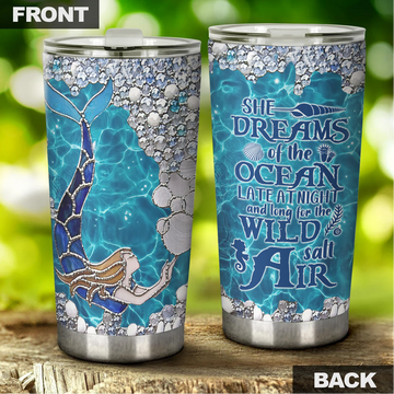 Mermaid Tumbler, Gift for Mermaid Lovers - 20 OZ Car Mug