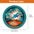 Miami Dolphins Circle Aluminium Custom Ornament 2 Side Trending New Arrivals H52912 ETUG311023