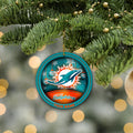 Miami Dolphins Circle Aluminium Custom Ornament 2 Side Trending New Arrivals H52912 ETUG311023