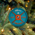 Miami Dolphins Fitness Circle Aluminium Custom Ornament 2 Side Trending New Arrivals H52884 ETUG311023