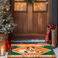 Miami Hurricanes Doormat Custom Your Family Name, Sport Team And MK Doormat, FootBall Fan Gifts EHIVM-52722