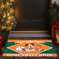 Miami Hurricanes Doormat Custom Your Family Name, Sport Team And MK Doormat, FootBall Fan Gifts EHIVM-52722