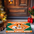Miami Hurricanes Doormat Custom Your Family Name, Sport Team And MK Doormat, FootBall Fan Gifts EHIVM-52722