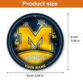 Michigan Wolverines Circle Aluminium Custom Ornament 2 Side Trending New Arrivals H52912 ETUG311023