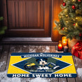 Michigan Wolverines Doormat Custom Your Family Name, Sport Team And MK Doormat, FootBall Fan Gifts EHIVM-52722