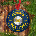 Michigan Wolverines Fitness Circle Aluminium Ornament 2 Side Trending New Arrivals H52883 ETUG311023