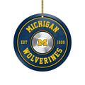 Michigan Wolverines Fitness Circle Aluminium Ornament 2 Side Trending New Arrivals H52883 ETUG311023