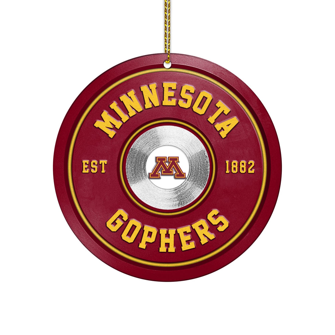 Minnesota Golden Gophers Fitness Circle Aluminium Ornament 2 Side Trending New Arrivals H52883 ETUG311023