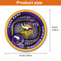 Minnesota Vikings Stadium Circle Aluminium Custom Ornament 2 Side Trending New Arrivals H52906 ETUG311023