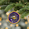 Minnesota Vikings Stadium Circle Aluminium Custom Ornament 2 Side Trending New Arrivals H52906 ETUG311023