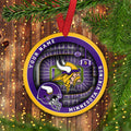 Minnesota Vikings Stadium Circle Aluminium Custom Ornament 2 Side Trending New Arrivals H52906 ETUG311023