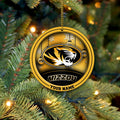 Missouri Tigers Circle Aluminium Custom Ornament 2 Side Trending New Arrivals H52912 ETUG311023