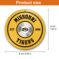 Missouri Tigers Fitness Circle Aluminium Ornament 2 Side Trending New Arrivals H52883 ETUG311023