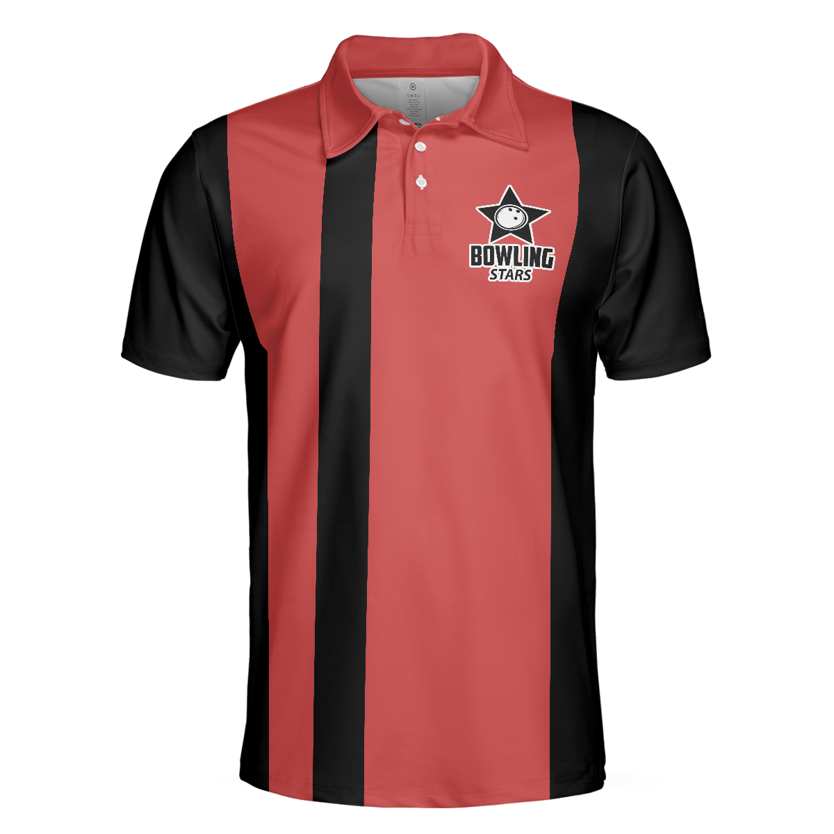 Its Not How You Bowl Its How You Roll Polo Shirt Black And Red Short Sleeve Bowling Shirt For Men - 3