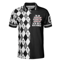 Im An Accountant Im Great With Numbers Polo Shirt Argyle Pattern Accountant Shirt For Men - 3