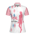 Queen Of The Golf Course Short Sleeve Women Polo Shirt - 3