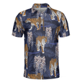 Tiger  Tropical Leaves Tiger Polo Shirt For Men Tropical Tiger Shirt Short Sleeve Gift For Tiger Lover - 3