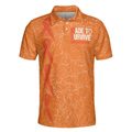 No One Fights Alone MS Awareness Polo Shirt Multiple Sclerosis Awareness Ribbon Polo Shirt MS Awareness Shirt For Men - 3