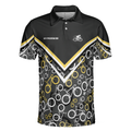 Road Bikes Pattern Polo Shirt Cycling Polo Shirt For Cyclists Sporty Cycling Shirt For Men And Women - 3