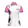 Golf With No Chance Of House Cleaning Or Cooking Short Sleeve Women Polo Shirt - 3