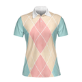 Just A Girl Who Loves Bowling Short Sleeve Polo Shirt Plaid Pattern Bowling Polo Shirt For Female Bowlers - 3