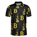 Bitcoin Seamless Pattern Cryptocurrency Polo Shirt Crypto Mining Polo Shirt Best Bitcoin Shirt For Men - 3