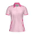 Grip It Rip It Sip It Golf V2 Short Sleeve Women Polo Shirt Best Pink Golf Polo Shirt For Women - 3