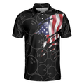 Thats How I Roll Bowling Shirt For Men Polo Shirt American Flag Bowling Shirt For Male Bowlers - 3