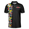 Grab Your Balls We Are Going Bowling Polo Shirt Black Bowling Shirt For Men - 3