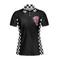 She Wants The D Dirt Track Racing Short Sleeve Women Polo Shirt Adult Humor Dirt Track Racing Shirt For Ladies - 3