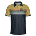 This Is How A Cool Grandpa Rolls Golf Polo Shirt Striped Shirt For Men Cool Golf Gift For Golfers - 3