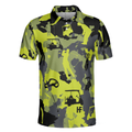 Green And Grey Camouflage Golf Polo Shirt Military Streetwear Polo Shirt Camo Golf Shirt For Men - 3