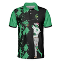 Todays Forecast For Zombie Golfer Golf Polo Shirt Smart Golf Shirt For Men - 3