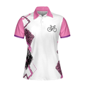 Cycling With No Chance Of House Cleaning Or Cooking - Cycling Short Sleeve Women Polo Shirt - 3