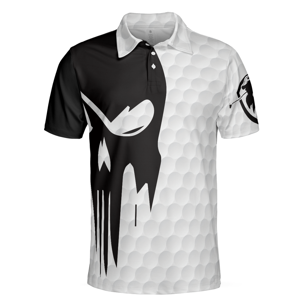 Play Golf In Their Seventies Polo Shirt Best Golf Club Shirt For Men Black And White Golfing Shirt - 3