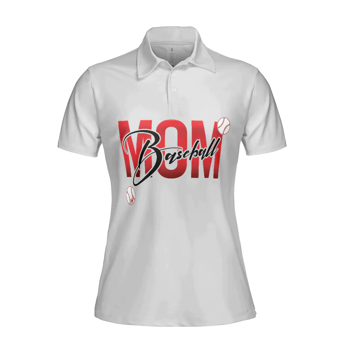 Live Life By The Seams Short Sleeve Women Polo Shirt, Baseball Mom Polo Shirt