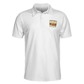 Golf Whisky And Take Naps Short Sleeve Polo Shirt White Golf Wine Polo Shirt Best Golf Shirt For Men - 3