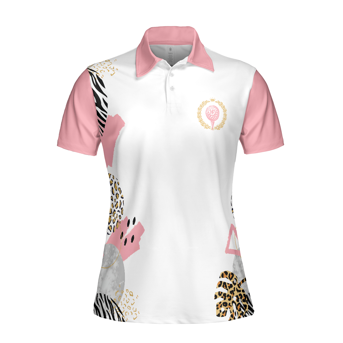 Golf Makes Me Happy You Not So Much Golf Short Sleeve Women Polo Shirt Funny Golf Shirt For Women - 3