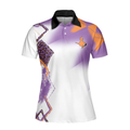 My Broom Broke So Now I Golf Short Sleeve Women Polo Shirt Halloween Golf Shirt For Women - 3