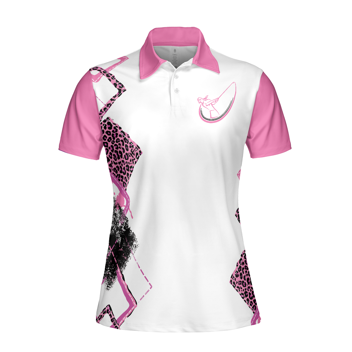 You Say Girls Cant Golf I Say Watch Me Short Sleeve Women Polo Shirt - 3