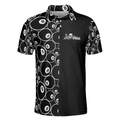 Billiards Skeleton Dead Stroke Short Sleeve Polo Shirt 8-ball Polo Shirt Best Billiards Shirt For Men - 3