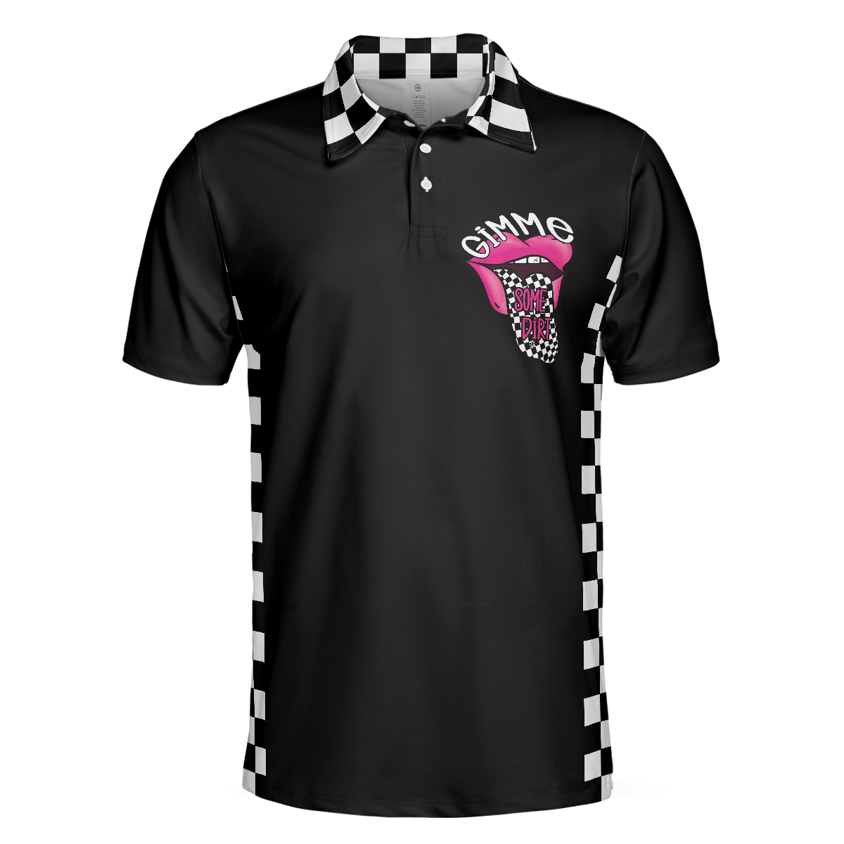 She Wants The D Dirt Track Racing Polo shirt - 3