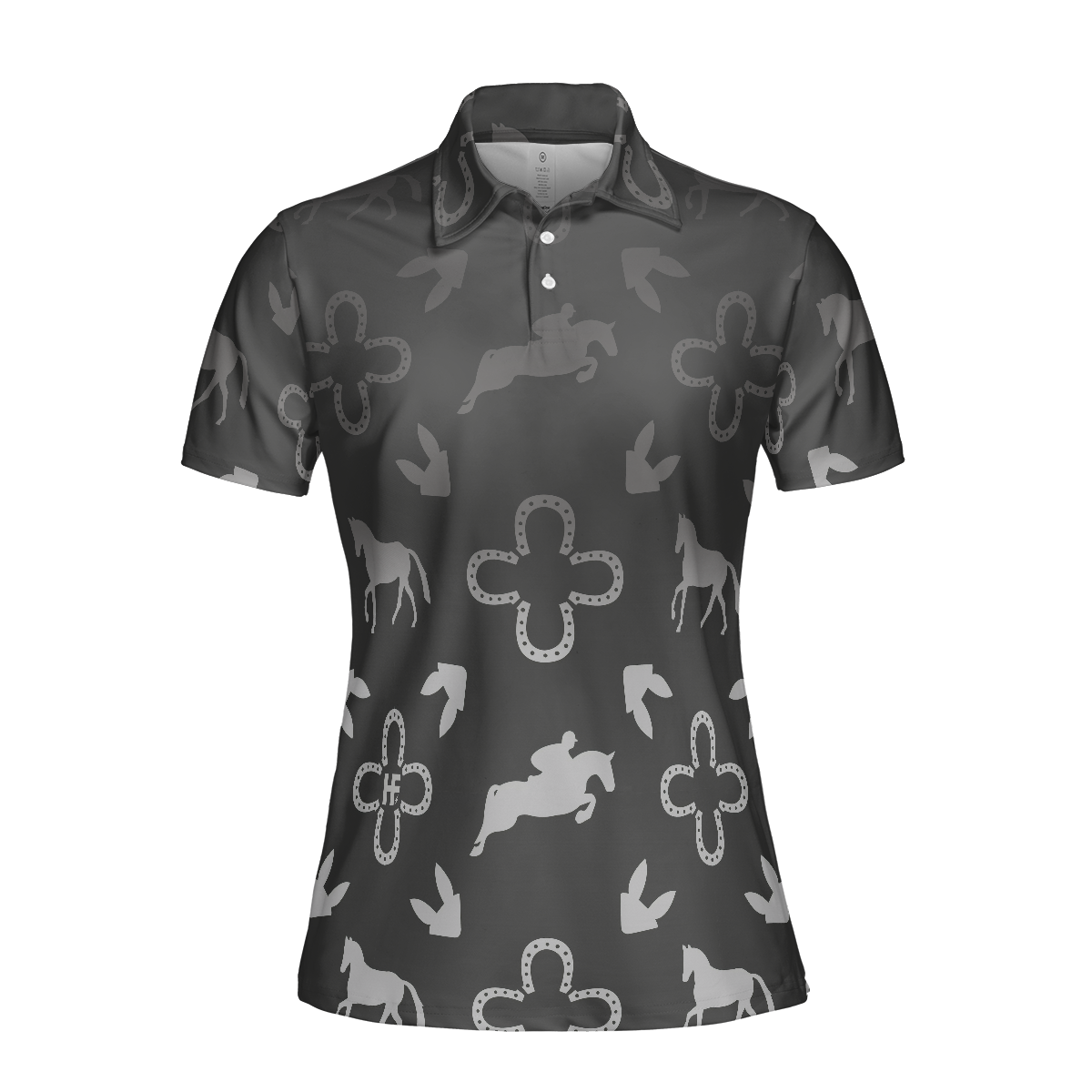 Luxury Equestrian Shirt For Women Short Sleeve Women Polo Shirt - 3